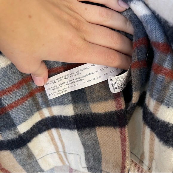 Zara wool blend check overshirt - Picture 11 of 12